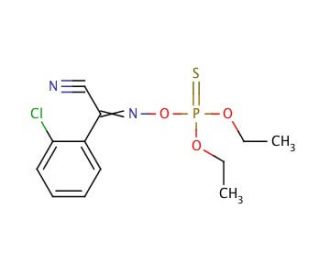 Chlorphoxim (CAS 14816-20-7) - chemical structure image