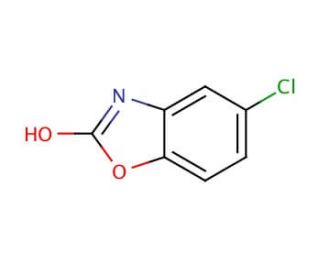 Chlorzoxazone (CAS 95-25-0) - chemical structure image