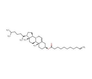 Cholesteryl 10-undecenoate (CAS 30948-01-7) - chemical structure image