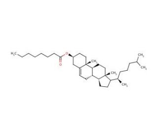 Cholesteryl caprylate (CAS 1182-42-9) - chemical structure image