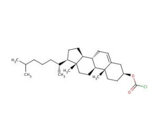 Cholesteryl chloroformate (CAS 7144-08-3) - chemical structure image