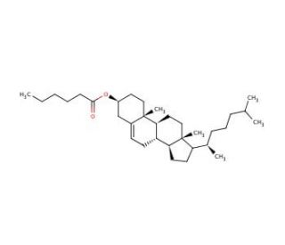 Cholesteryl hexanoate (CAS 1062-96-0) - chemical structure image