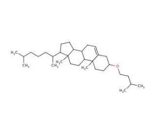 Cholesteryl isoamyl ether (CAS 74996-30-8) - chemical structure image