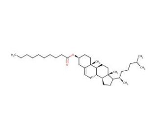 Cholesteryl n-decanoate (CAS 1183-04-6) - chemical structure image