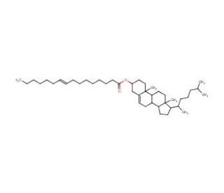 Cholesteryl palmitelaidate (CAS 102679-72-1) - chemical structure image