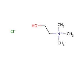 Choline chloride (CAS 67-48-1) - chemical structure image