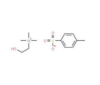 Choline p-toluenesulfonate salt (CAS 55357-38-5) - chemical structure image