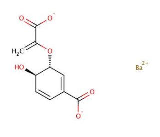 Chorismic acid barium salt (CAS 55508-12-8) - chemical structure image