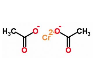 Chromium(II) acetate (CAS 628-52-4) - chemical structure image