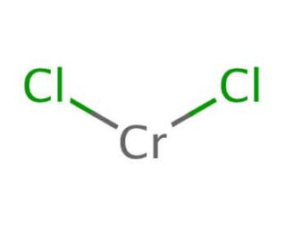 Chromium(II) chloride (CAS 10049-05-5) - chemical structure image