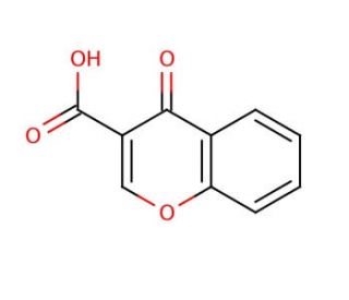 Chromone-3-carboxylic acid (CAS 39079-62-4) - chemical structure image