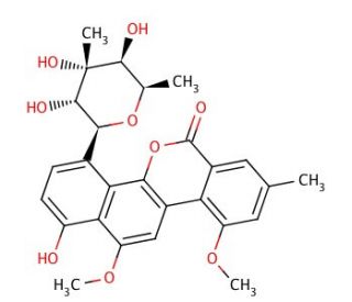 Chrysomycin B (CAS 83852-56-6) - chemical structure image