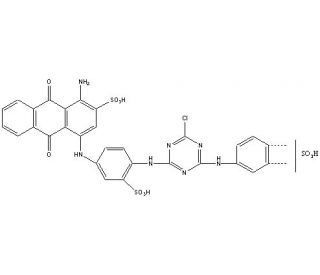 Cibacron Blue Agarose - chemical structure image