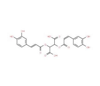 Cichoric acid (CAS 70831-56-0) - chemical structure image