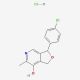 Cicletanine Hydrochloride (CAS 82747-56-6) - chemical structure image