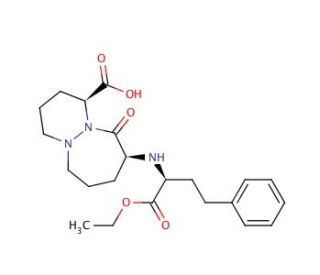 Cilazapril (CAS 88768-40-5) - chemical structure image