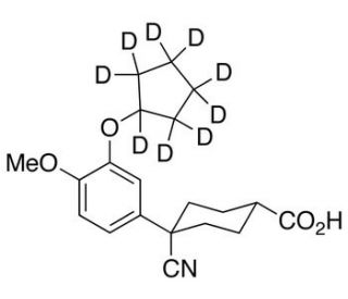 Cilomilast-d9 (CAS 153259-65-5 (unlabeled)) - chemical structure image