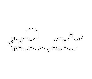 Cilostazol (CAS 73963-72-1) - chemical structure image