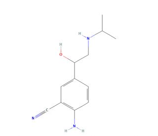 Cimaterol (CAS 54239-37-1) - chemical structure image