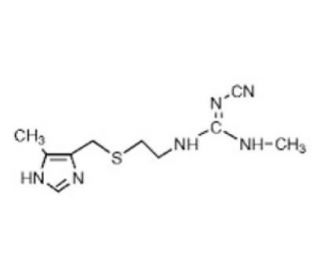Cimetidine (CAS 51481-61-9) - chemical structure image