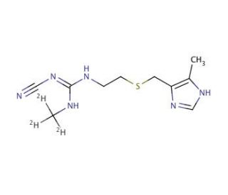 Cimetidine-d3 (CAS 1185237-29-9) - chemical structure image