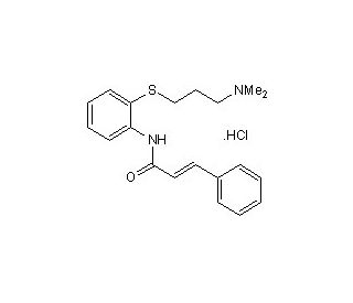 Cinanserin hydrochloride (CAS 54-84-2) - chemical structure image