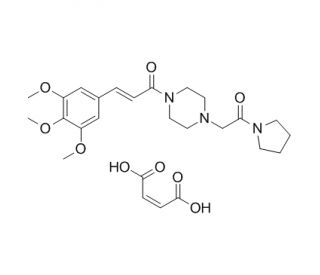 Cinepazide maleate (CAS 26328-04-1) - chemical structure image