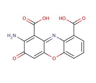Cinnabarinic Acid (CAS 606-59-7) - chemical structure image