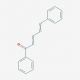 Cinnamylideneacetophenone (CAS 614-57-3) - chemical structure image