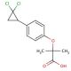 Ciprofibrate (CAS 52214-84-3) - chemical structure image