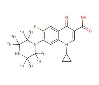 Ciprofloxacin-d8 (CAS 1130050-35-9) - chemical structure image