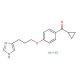 Ciproxifan hydrochloride (CAS 1049741-81-2) - chemical structure image