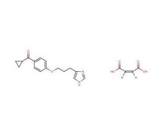Ciproxifan maleate (CAS 184025-19-2) - chemical structure image