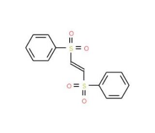cis-1,2-Bis(phenylsulfonyl)ethylene (CAS 963-15-5) - chemical structure image