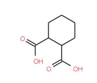 cis-1,2-Cyclohexanedicarboxylic acid (CAS 610-09-3) - chemical structure image