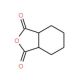 cis-1,2-Cyclohexanedicarboxylic anhydride (CAS 13149-00-3) - chemical structure image