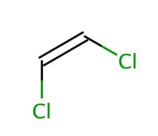 cis-1,2-Dichloroethene (CAS 156-59-2) - chemical structure image