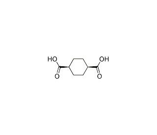 cis-1,4-Cyclohexanedicarboxylic acid (CAS 619-81-8) - chemical structure image