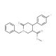 cis 1-Benzyl-4-(4-fluorophenyl)-6-oxopiperidine-3-carboxylic Acid Methyl Ester - chemical structure image