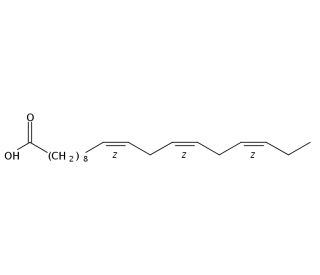 cis-10,13,16-Nonadecatrienoic acid (CAS 19934-77-1) - chemical structure image