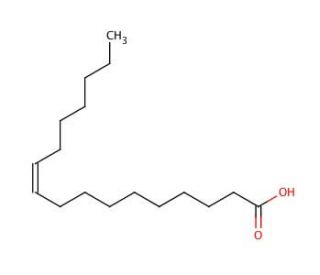 cis-10-Heptadecenoic acid (CAS 29743-97-3) - chemical structure image