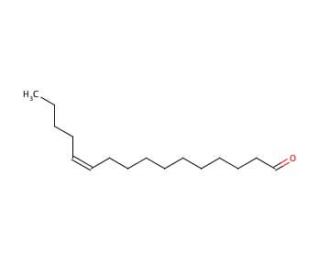 cis-11-Hexadecenal (CAS 53939-28-9) - chemical structure image