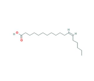 cis-12-Octadecenoic acid (CAS 13126-37-9) - chemical structure image