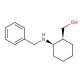 cis-(1S,2R)-(−)-2-(Benzylamino)cyclohexanemethanol (CAS 71581-93-6) - chemical structure image