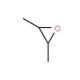 cis-2,3-Epoxybutane (CAS 1758-33-4) - chemical structure image
