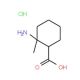 cis-2-Amino-2-methyl-cyclohexanecarboxylic acid hydrochloride (CAS 202921-88-8) - chemical structure image