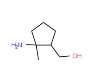 cis-(2-Amino-2-methyl-cyclopentyl)-methanol (CAS 202921-91-3) - chemical structure image