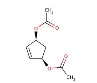 cis-3,5-Diacetoxy-1-cyclopentene (CAS 54664-61-8) - chemical structure image
