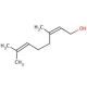 cis-3,7-Dimethyl-2,6-octadien-1-ol (CAS 106-25-2) - chemical structure image