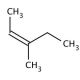 cis-3-Methyl-2-pentene (CAS 922-62-3) - chemical structure image